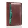 RFID blocking leather card holder bifold wallet credit card holder genuine leather bifold card holder for men