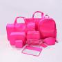 Nylon Waterproof Travel Makeup Bag for Woman Beauty Storage Pouch Mini Toiletry Bag Girls Makeup Zipper Cosmetic Bag