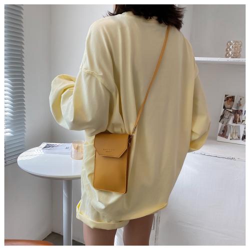 Custom mobile phone storage bag shopping all decorative zipper single shoulder oblique span small plus logo