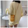Custom mobile phone storage bag shopping all decorative zipper single shoulder oblique span small plus logo
