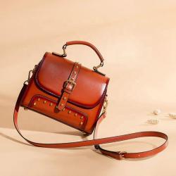 New Style Women Vintage Handbags For Women Genuine Leather Crossbody Bag Classic Ladies Shoulder Bags