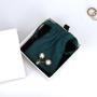 Custom Emboss Logo Suede Microfiber Jewelry Drawstring Bag Luxury Jewelry Gift Packing Suede Pouch