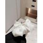 New Elegant women party clutch bags dinner dress champagne handbag evening wedding silk satin bowknot handbags for women