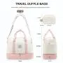 LOVEVOOK large capacity 21inch Weekender Bag with Wet Pocket and shoe compartment for women office hospital travel luggage bags