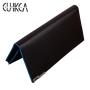 CUIKCA New Designer PU Leather Men Purse Slim Long Money Clip Wallets Multitool Card Purses Credit Card Holder For Men