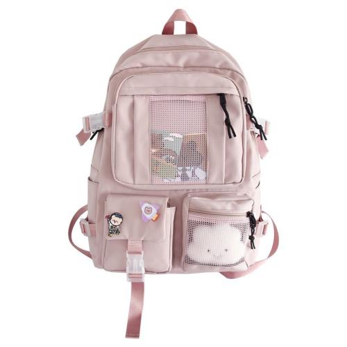 2022 New Backpack Casual Sports Shoulder Bags Campus Women Cute Backpacks With Mesh Pocket