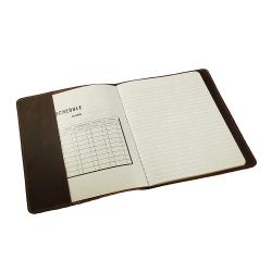 Customized Leather Dairy Agenda Cover Refillable Handmade Genuine Leather Notebook Cover for A5 A6