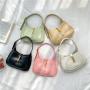 Wholesale Fashion Ladies Hand Bags Ladies Metal Shoulder Small Bag Custom Pu Leather Messenger Bags Simple Women Handbags
