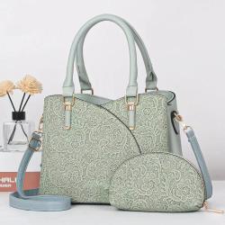 2024 New wholesale luxury leather fashion quilted leather bags set women's large capacity handbags For ladies