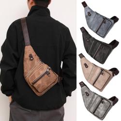 Men's anti splash diagonal chest bag