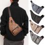Men's anti splash diagonal chest bag