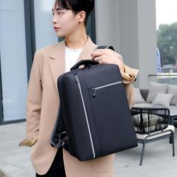 ZR903 Laptop Bag USB Charger Computer Cover Backpack Oxford Fabric Waterproof Zipper Print Logo Gift Backpack Business Schoolbag