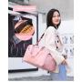 ZWY144 Wholesale New Fashional Travel Duffel Bag Women Sports Gym Bag with Shoe Compartment Nylon Wear-resistant Storage Bag