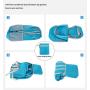 ZWY136 Simple Trending Lightweight Foldable Waterproof Polyester Rucksack Unisex Outdoor Mountaineering Travel Sports Backpack