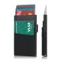 Factory Auto Pop Up Card Holder Wallet Metal Credit Card Holder Aluminum Cover Pop Up Wallet