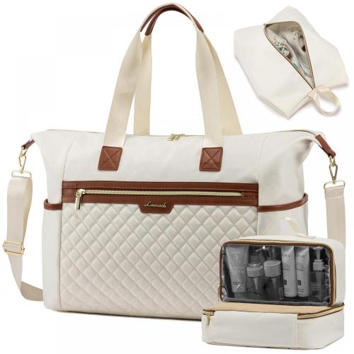 LOVEVOOK wholesale carry on Overnight Toiletry Bag 4pc large capacity work travel luggage duffel weekend gym bags for women