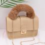 2024 ladies hand bags fashion pu leather shoulder bags for women female factory wholesale simple personality handbag