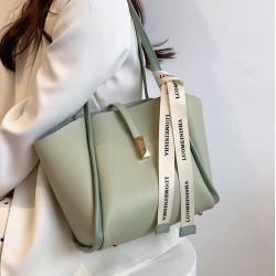 Large capacity new versatile and stylish one shoulder tote bag