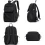 ZF055 Customized New Computer Shoulder Bag Oxford Cloth Waterproof Wear Student Schoolbag Leisure Backpack Male USB Interface