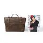 Custom  Men's classic briefcase  retro  Crazy Horse  leather men tote bag fashion Men business bag factory wholesale
