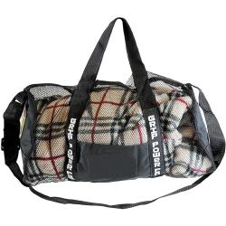 Gelory Lightweight Heavy Duty Fitness Bag Sport Gym Pack OEM Custom Logo Mesh Travel Duffle Bag