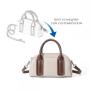 Trendy Leather Small Boston Crossbody Casual Shoulder Bag Handbag for Women Compact Fashion Purse Elegant Mini Chic Everyday Bag