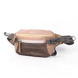 CHANGRONG Custom Recycled waterproof unisex sports travel nylon fanny pack crossbody waist bag