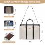 LOVEVOOK 2024 Designer 4 pcs/set Fashion Travel duffle Tote Weekender Bag with shoes bag dry wet pocket Traveling Bag Unisex
