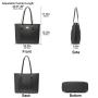 LOVEVOOK 2022 Fashion PU Leather Laptop Handbag for Ladies Large 15.6 inch Office Shoulder Briefcase Women's Laptop Tote Bags