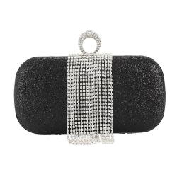 New arrival chain shoulder fashion rhinestone tassels clutch bag women hand bags purse elegant evening bag