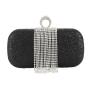 New arrival chain shoulder fashion rhinestone tassels clutch bag women hand bags purse elegant evening bag