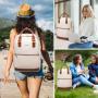 2023 New Arrivals LOVEVOOK 15.6 17.3 inch Computer Backpack for Women Large capacity Nylon School Travel Work Laptop Backpack