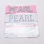 Keymy Stock 17 Colors Transparent Pvc Cosmetic Bags With Zipper Personalized Flat Makeup Bag Clear Nylon Pouch