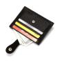 2021 New PU lychee pattern short wallet mini card holder  business card holder wholesale customization wallet unisex