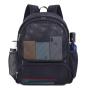 Gelory Wholesale Heavy Duty Semi-Transparent Mesh Sports Backpack Custom See Through College Student Backpack with Reflective Stripes