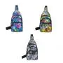 ZR758 Unisex Chest Bag Waterproof Shoulder Bag Sports Travel Crossbody Leisure Solid Color Business High Quality Bag Print logo