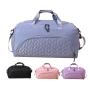 GELORY Customized Logo Durable Travel Duffel Bag Sports Gym Tote Bag with Shoe Compartment