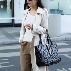 Top product 2024 ladysky super fiber leather ladies bag fashion ladies shoulder bag quality women's tote bag factory supplier 35
