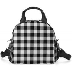 Reusable Thermal Cooler Tote Lunch Bag Insulated Leakproof School Lunch Bag With Adjustable Strap