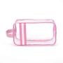 Gelory Women Clear Makeup Organizer Pouches Travel Toiletry Tote Bags Transparent PVC Girl Cosmetic Bag
