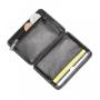KHF005 Thread Unisex Wallet Magic Money Clip Zipper Purse Slim Leather Wallet Business ID Credit Card Case