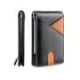 Wholesale leather money clip wallet holder leather bifold wallet card holder with money clip