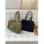 2024 new casual multi-pocket large capacity South Korean Tote bag girl class nylon single shoulder bag