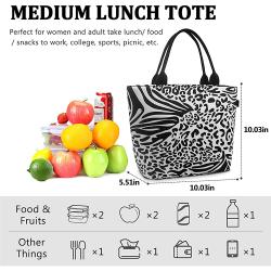 Thermal Lunch Cooler Bag Reusable Grocery Cool Carry Oxford LeakProo Food Delivery Bag