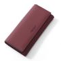 New Simple Woman's Long Wallets Female Purses And Handbags Card Holder PU Leather Wallets Zipper Coin Money Clip Bag Red Wallet carteras para mujer