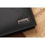 XL002 Best Selling Men's Short Leather Wallet Accept Customized Logo Genuine Leather Soft Comfortable Triple Folding Billfold