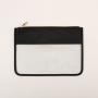 DIY Letters Patch Transparent Makeup Bag Cosmetic Fashion Style PVC Bag Clear Flat Pouch Clear Makeup Pouch