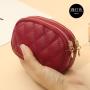 OEM/ODM De Marca Mujer Summer Fashion Girls Kids Mini Leather Coin Wallet Purses With Zipper Closure Keychain Ladies