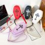 Fashion retro dark character cross coffin female BAG PU inclined span bag