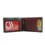 RFID blocking minimalist front pocket wallet genuine leather mens slim wallet with money clip